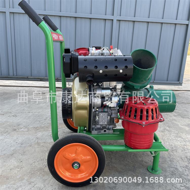 小型框架式汽油抽水泵 灌溉排水泵 6寸192风冷柴油机 汽油污水泵