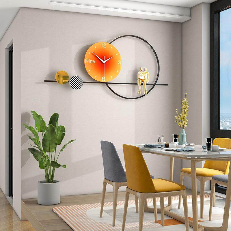 钟表挂钟客厅轻奢现代创意时钟挂墙家用装饰时尚简约大气挂表