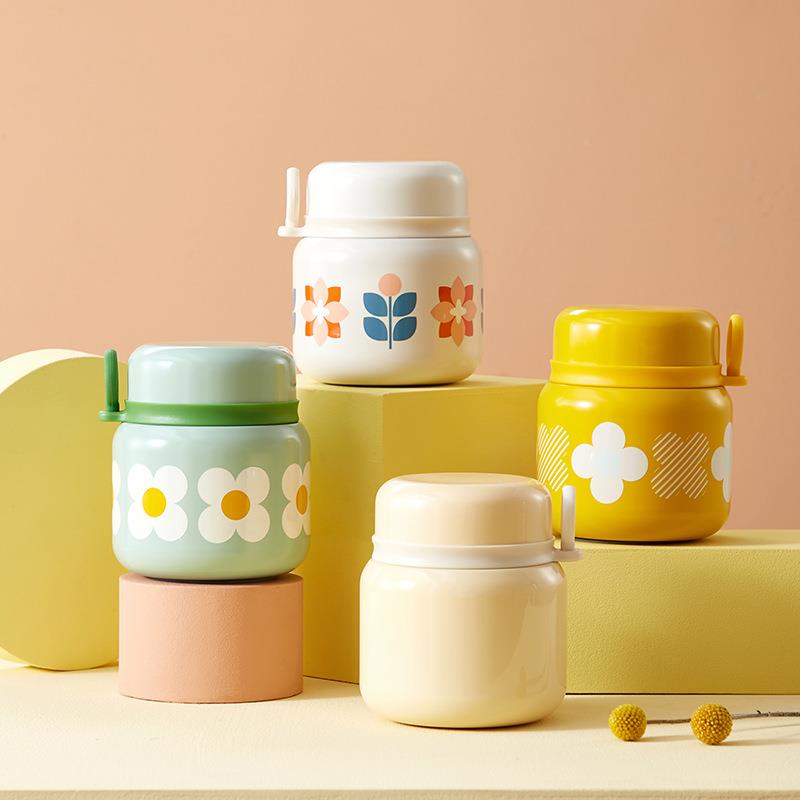 焖烧杯保温饭盒便当盒超长保温闷粥罐小保温桶迷你小花园