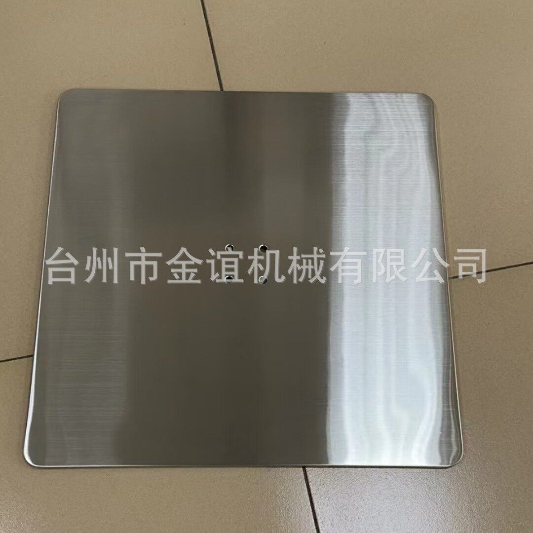 美发椅不锈钢底盘拉丝方盘发廊美发椅底盘