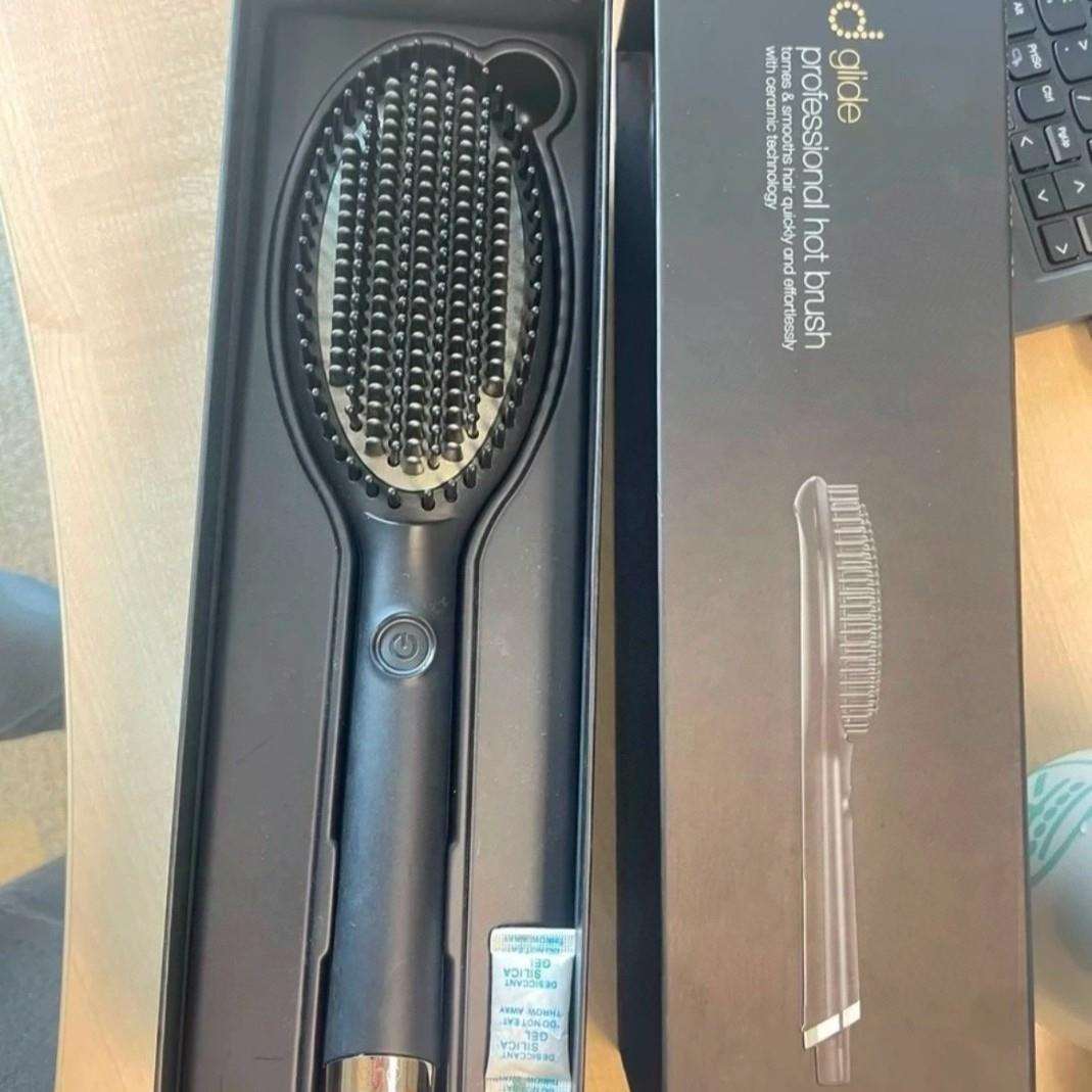 ghd电热离子直发梳子蓬松直发梳子自然卷救星直卷两用懒人梳
