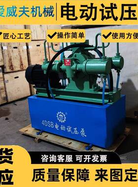 压力测试机管道打压机4DSB电动试压泵大流量4缸高压水管试压