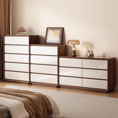 新中式实木梳妆台卧室床尾斗柜化妆桌一体客厅收纳储物柜办公桌子