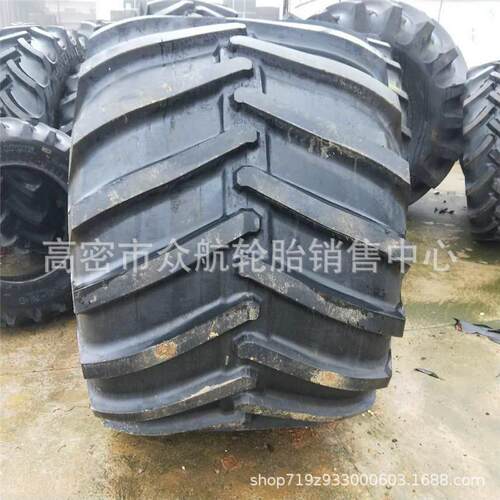 人字工程宽体轮胎66X43.00-2566*43.00-25沙漠运载车大脚车轮胎