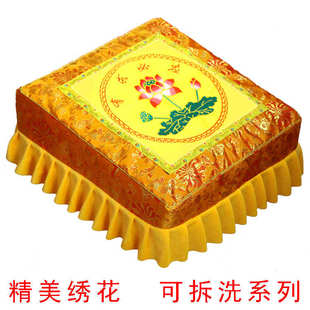 拜垫莲花拜凳拜佛神垫椅 打坐禅修蒲团垫 佛堂跪凳子跪拜磕头用品