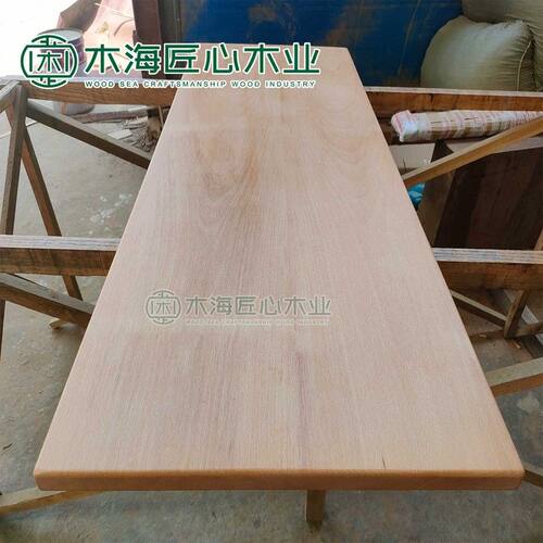 东欧榉木木料木板木方书桌吧台桌面台面隔板工作台雕刻板原木实木