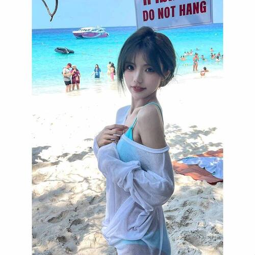海边沙滩比基尼泳衣罩衫女款可下水泡温泉游泳外搭网纱薄款防晒衣