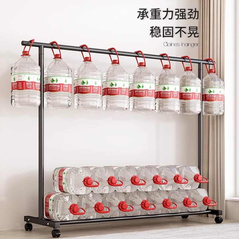 简易晾衣架落地家用卧室挂衣架室内凉衣杆宿舍衣帽架子多功能钢管图片