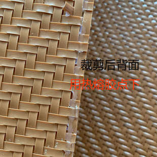 装修藤席吊顶席院落围墙装饰墙面整装名宿灯具装修屏风床头柜用席