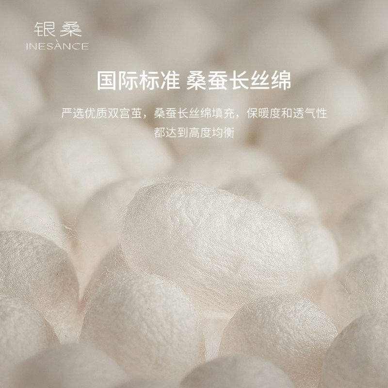 银桑被子儿童蚕丝被桐乡纯手工婴儿加厚冬被桑蚕丝空调被春秋被芯