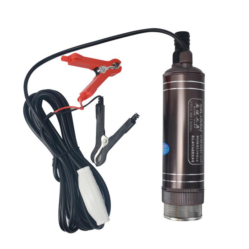 速发电动抽油泵 柴油泵12V24伏电动潜水泵 自吸水泵潜水电动抽油