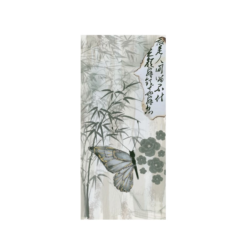 速发网红打卡拍照区茶室新中式墙面摆件布置氛围贴纸装饰复古蝴蝶