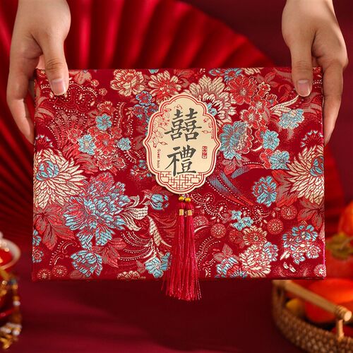 速发礼金簿结婚收礼单记账本婚礼嘉宾签名册登记本喜事人情礼簿签