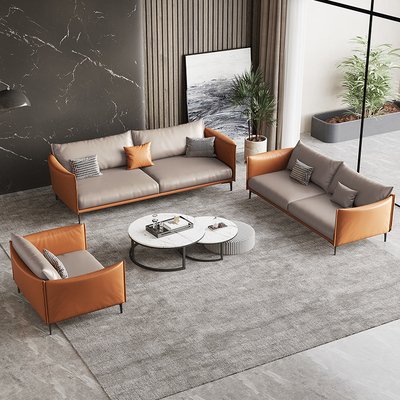 速发办公沙发简人商务接待会意办公室组合客式两人三约位