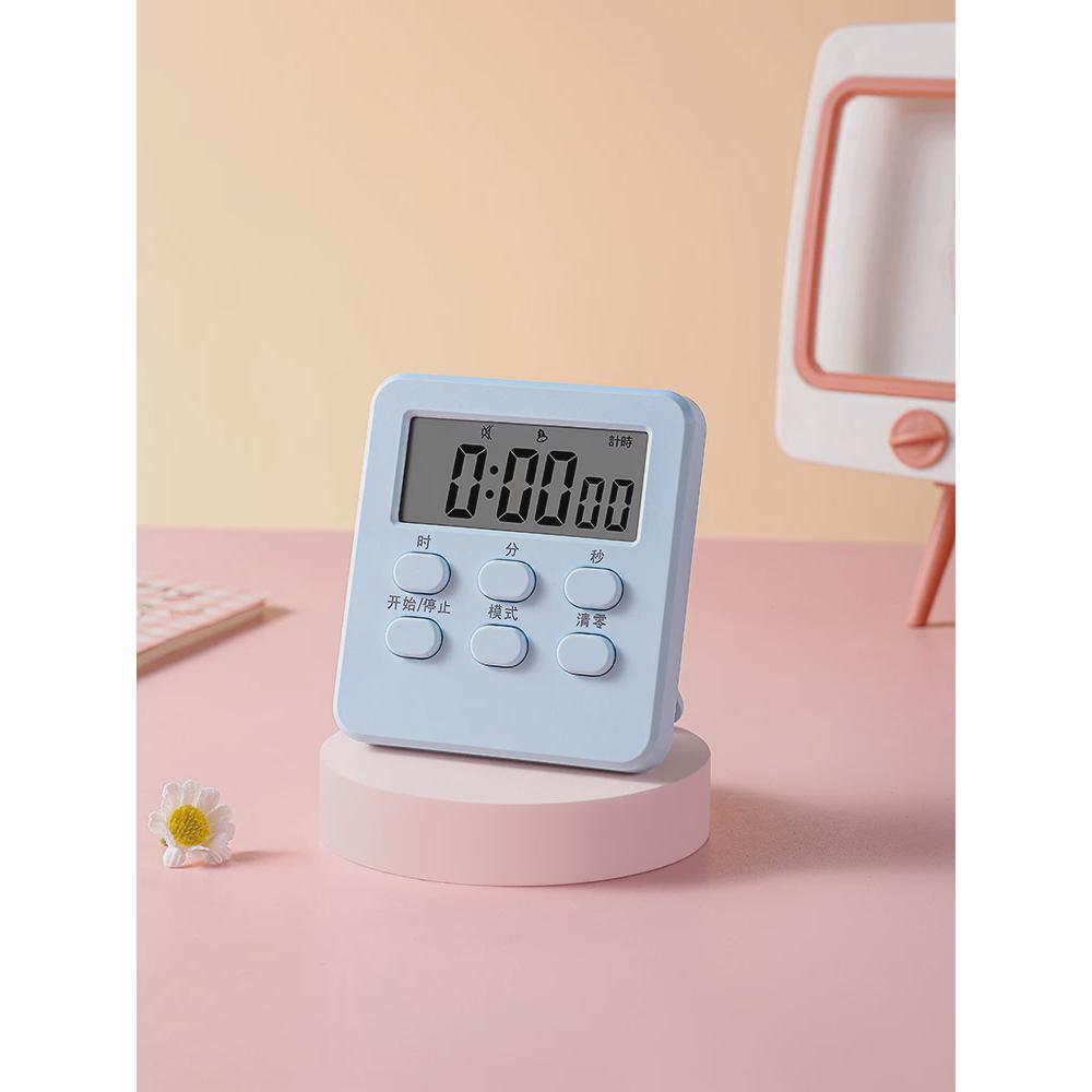 速发学生学习定时大厨钟计时器提醒器器声钟电子闹房秒表器新款