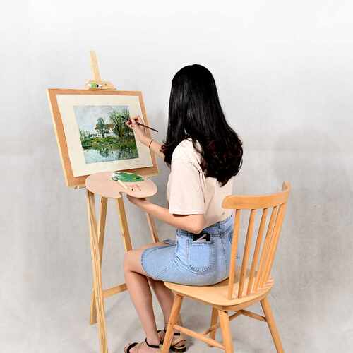 速发画架美术式专用折描工具套装全套用品4K8k开油画板支架生素叠