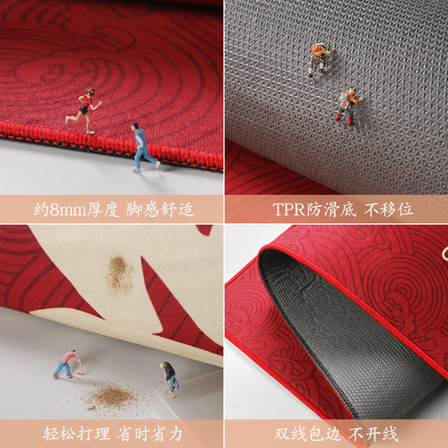 速发入户门地垫进门门口吸水防滑脚垫子进户门垫家用室内玄关除尘