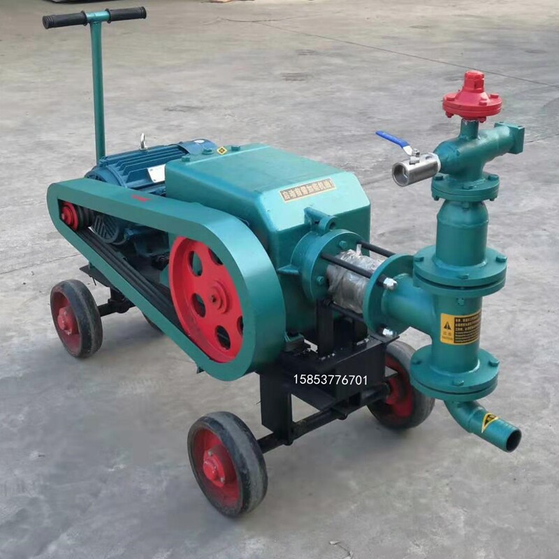 速发压式机注浆泵水泥砂浆注沉机单缸活塞浆灰浆泵路面下浆灌