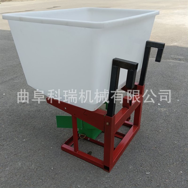 速发12V电动悬型追肥机 拖拉机玉米大豆撒肥机 拖拉机后小挂抛肥