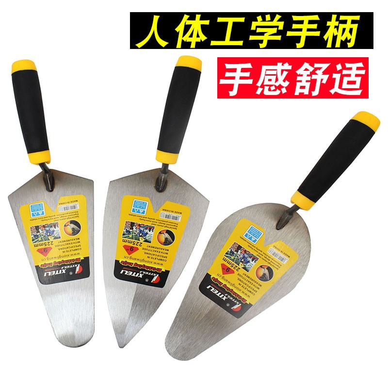 速发抹子抹泥刀工工工具尖头圆头抹泥刀灰工贴瓷砖瓦具批灰刀刮刀
