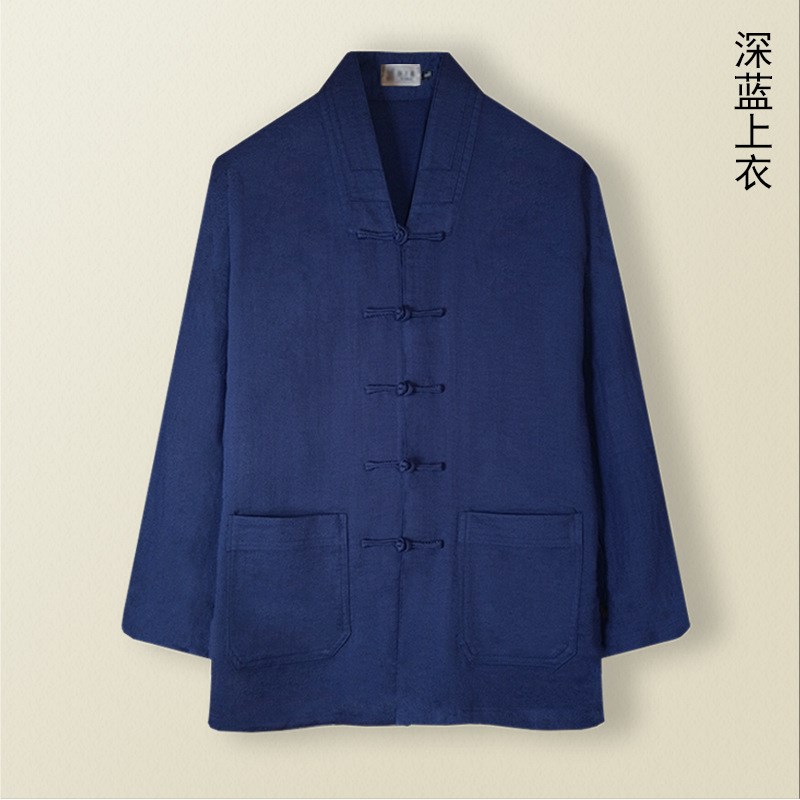 速发武当道士服三宝领道夏三清领道袍新款太极服春服薄功练款服居