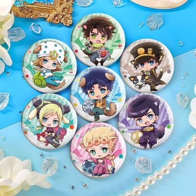 JOJO的奇妙冒险Q版双闪徽章吧唧