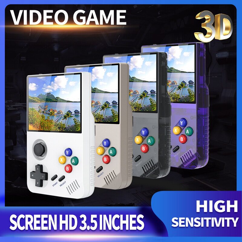 外贸跨境新款M19掌机3D高清4K掌上游戏机大型游戏可连接电视手柄