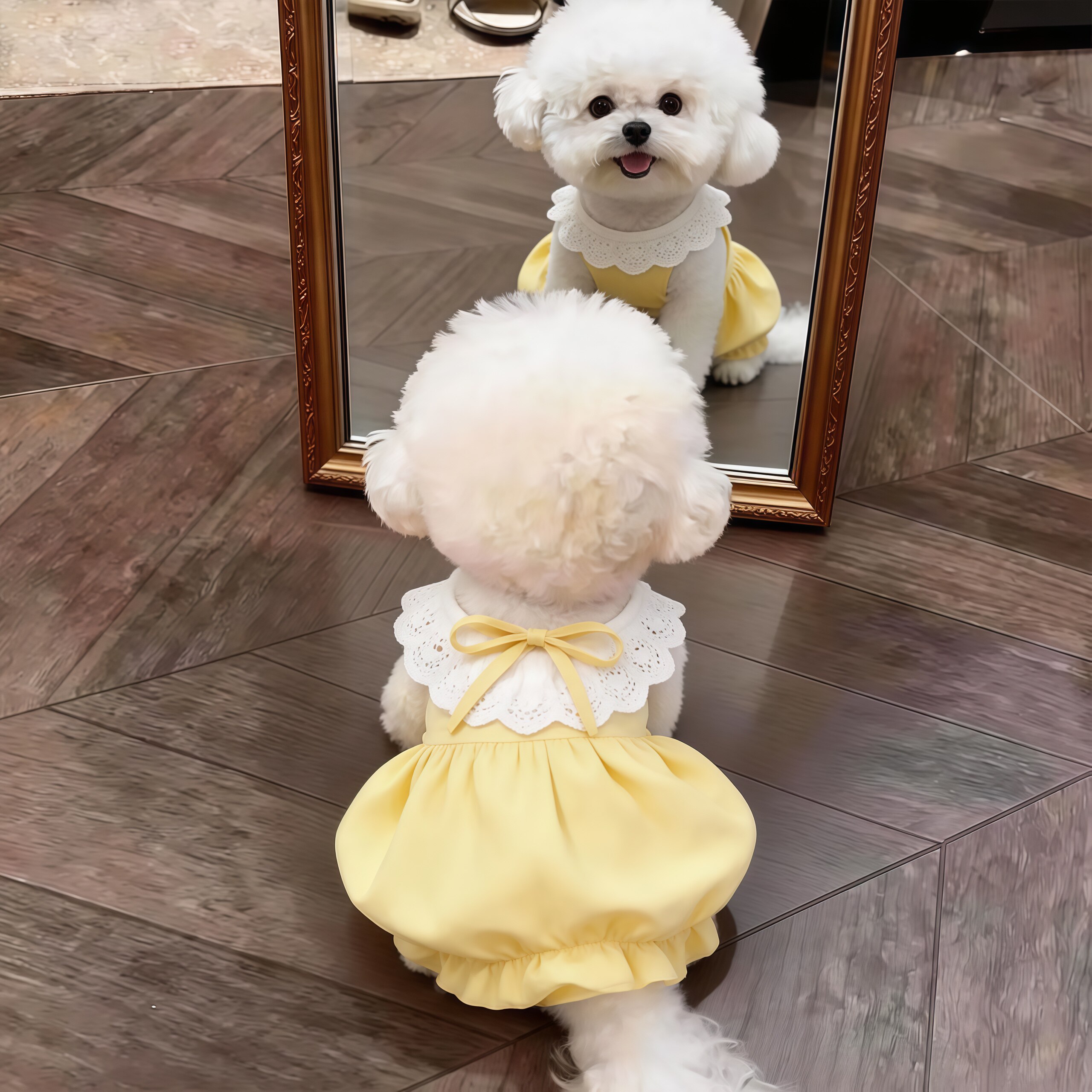 狗狗衣服春夏季南瓜裙薄款透气
