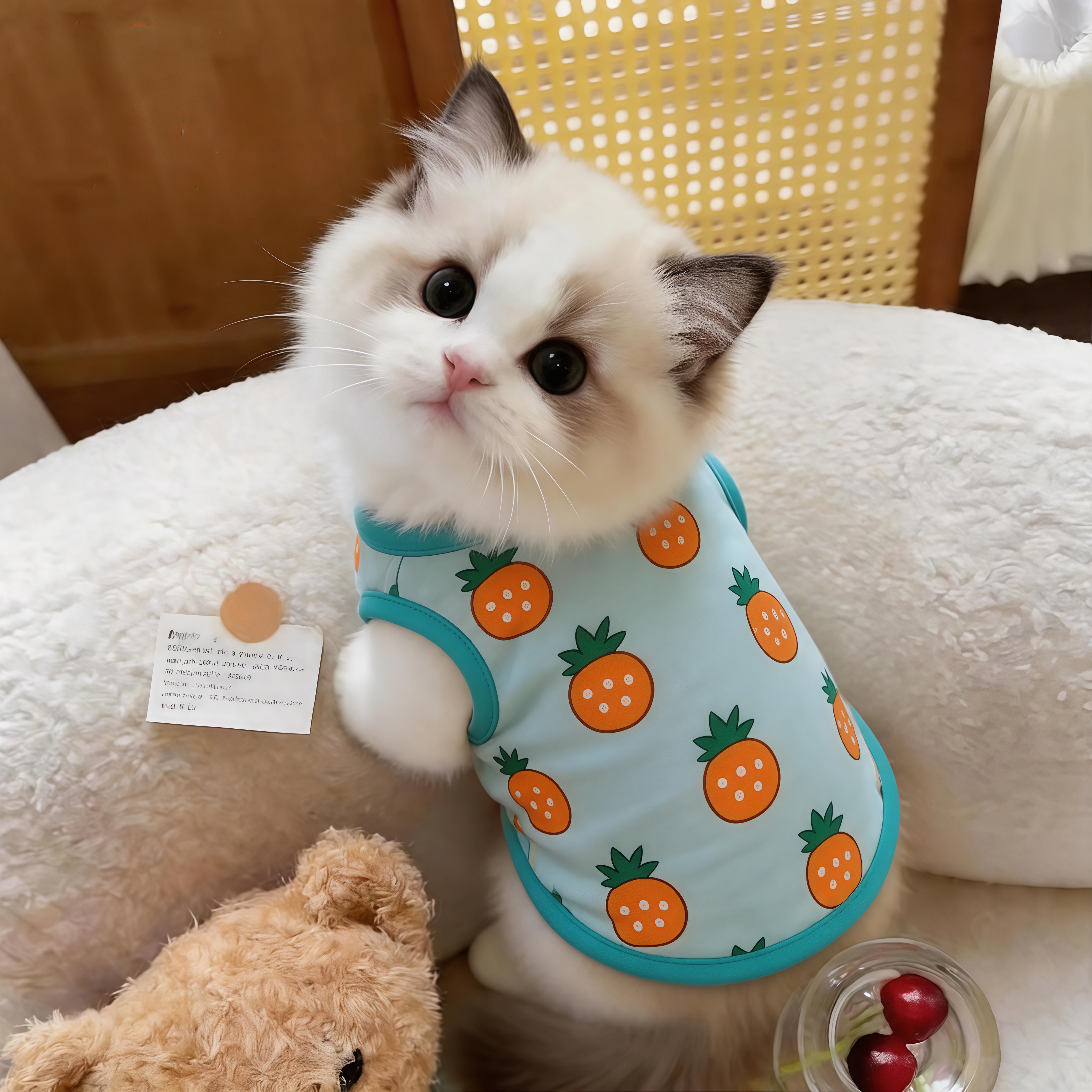 猫咪衣服夏季薄款凉凉背心防掉毛