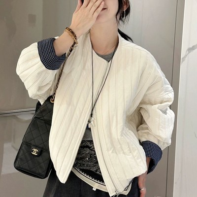 加棉加厚棒球服外套短款秋冬款2025新款大码宽松小个子夹克上衣女