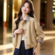 百搭短款 小个子时尚 外套上衣潮 2026新款 韩系假两件风衣外套女春季