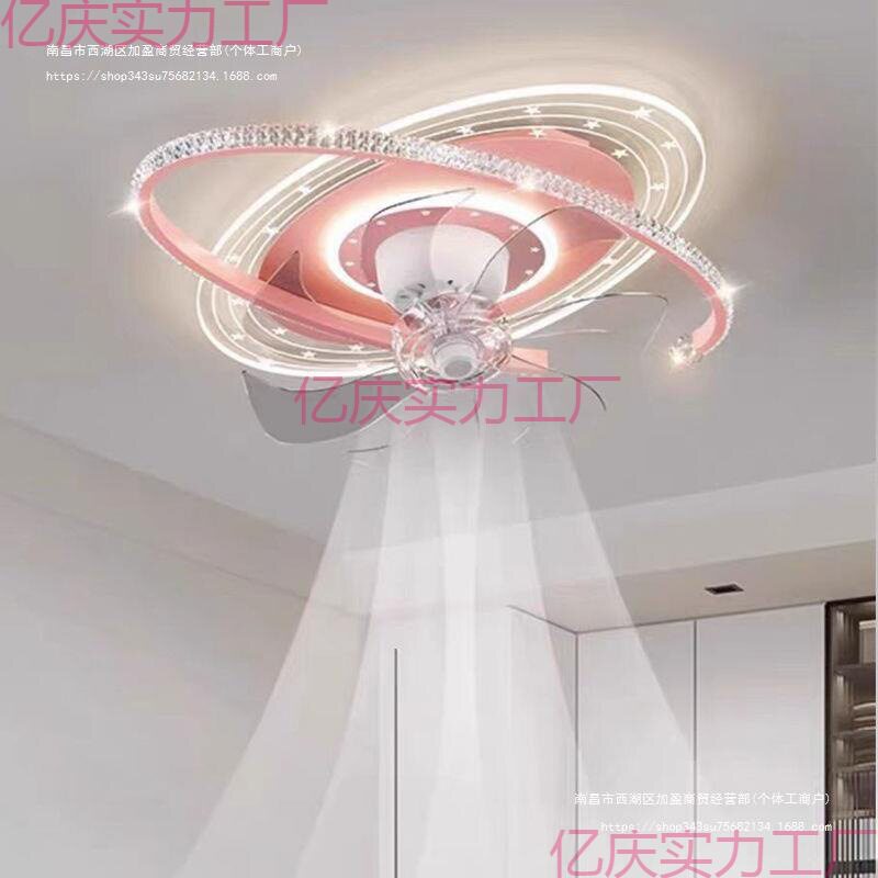 吸顶灯卧室餐厅吊扇灯02023摇头广东中山36风扇灯静音新款一体d