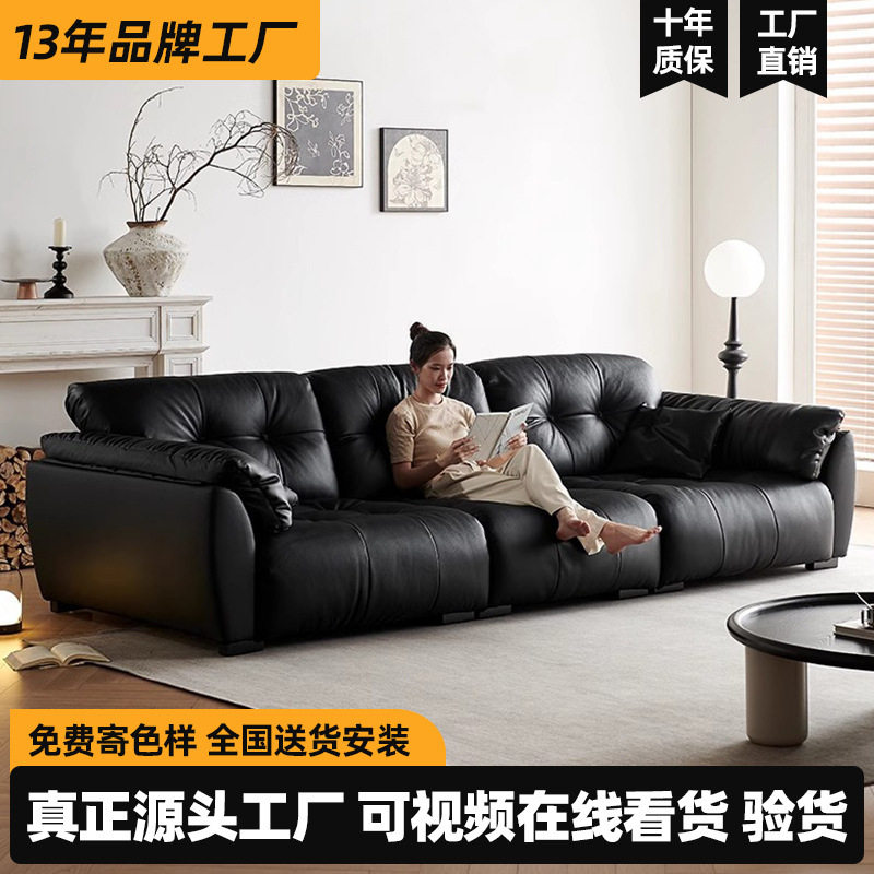 小户型真皮移动沙发床一体两用