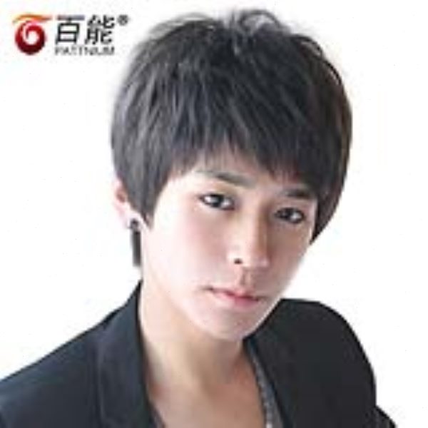 韩版逼真男士假发真发全手织帅气男学生短直发真人发丝递针假发套