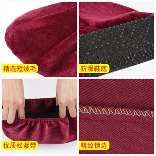 套 新疆 包邮 绒布鞋 套家用可反复洗加厚防滑耐磨室内脚套学生成人鞋