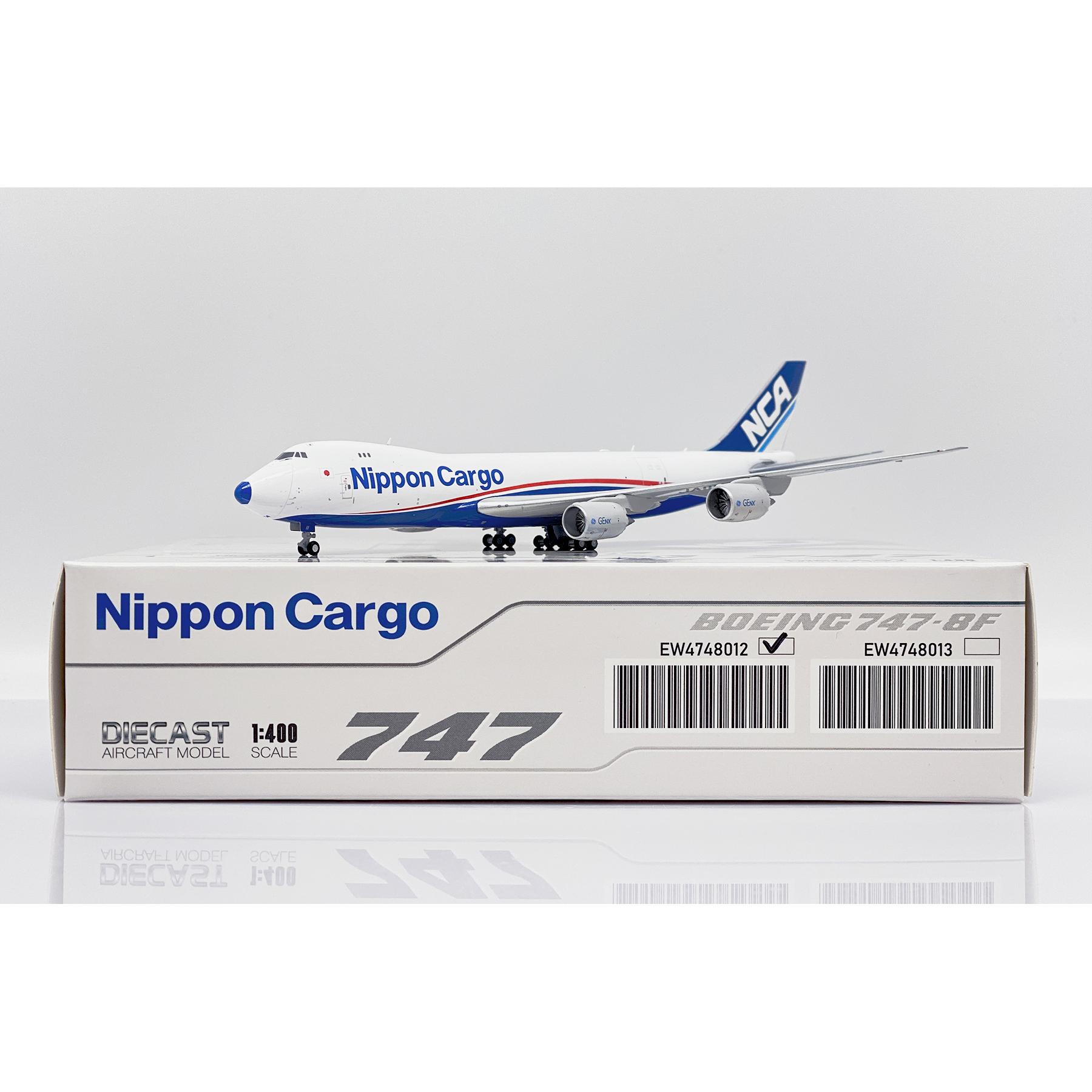 JC wings EW4748012 1:400 NCA日本货运航空 B747-8F JA11KZ 合金