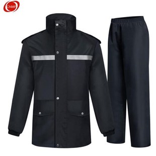 劳动防护分体雨衣套装 谋福8013新款 安保防水施制服LB0019