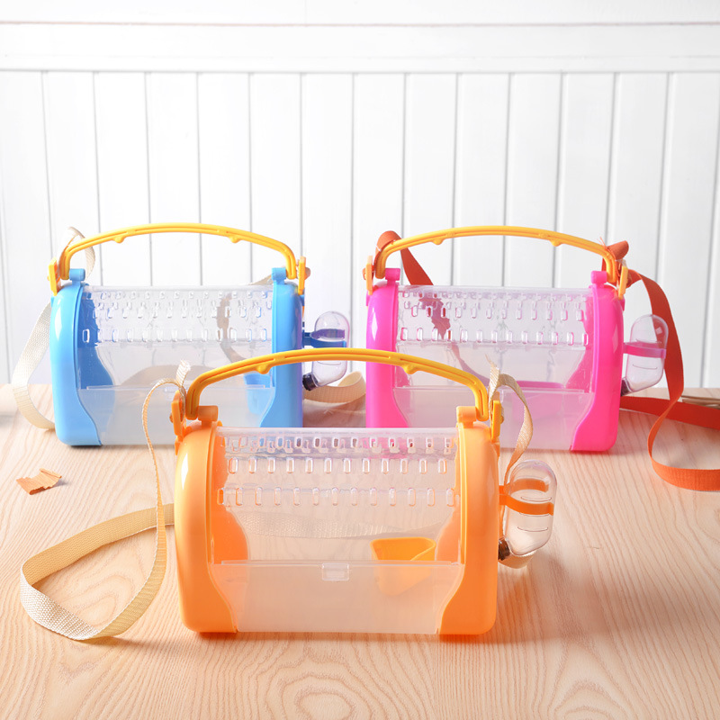 虎皮鹦鹉外出包手提便携小型玄凤外带鸟笼仓鼠刺猬外出包透明迷你