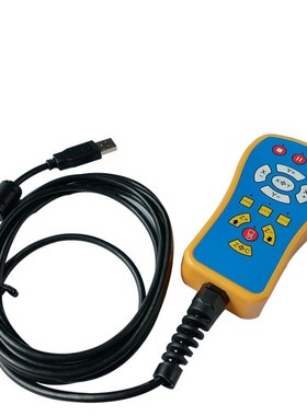 雕刻机微宏专用USB有线手柄无线手柄控制卡伟宏卡WHB02无线遥控器