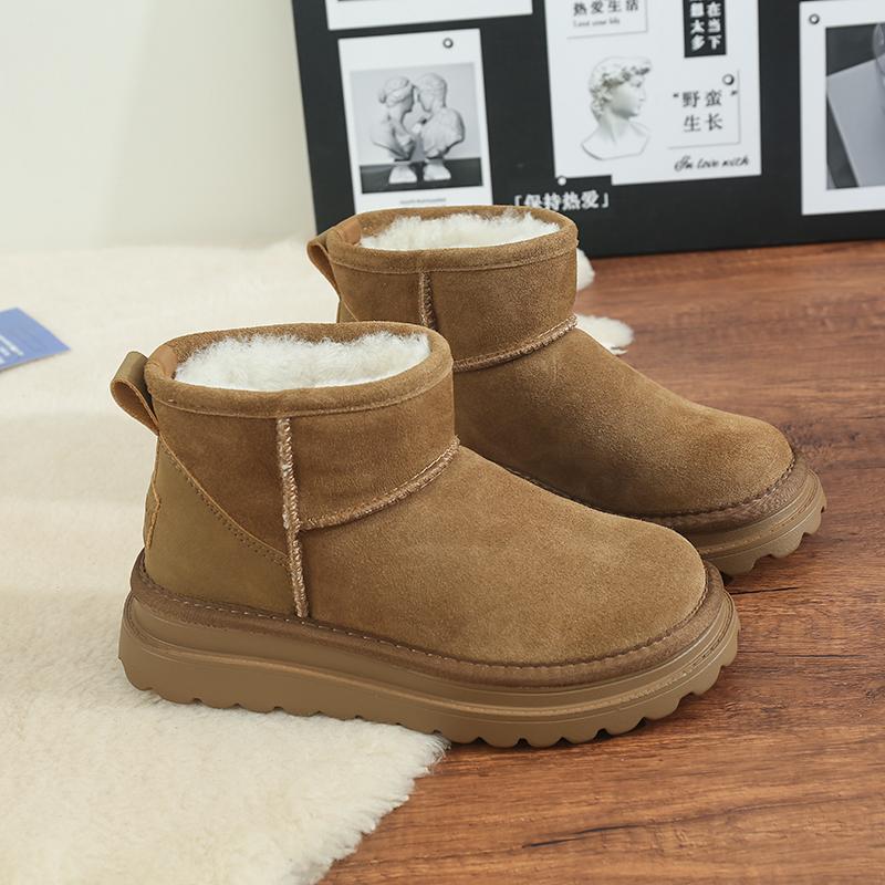 防水面雪地靴靴子短靴冬季保暖