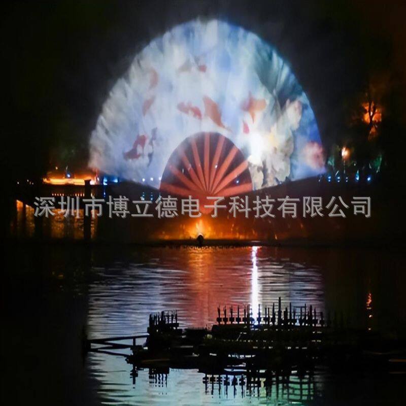 大型户外喷泉水景工程水幕电影激光水秀源头厂家施工安装设计