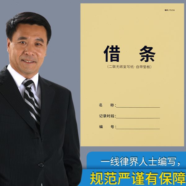 借条个人欠条正规借款单借条本欠条本欠款单据二联讨债欠条法律模