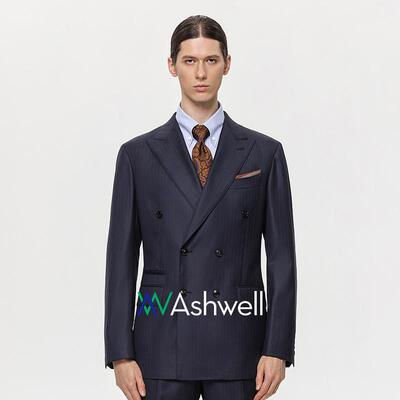 高端定制西装套装男商务职业装