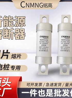 铭高RS309直流熔断器RSM3216新能源电动汽车充电桩用快速熔断器