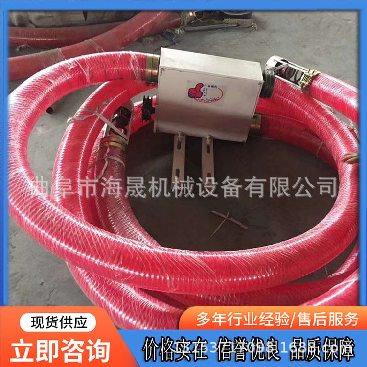颗粒水泥输送机 农用多工能上料机 占地小车载吸粮机操作简单