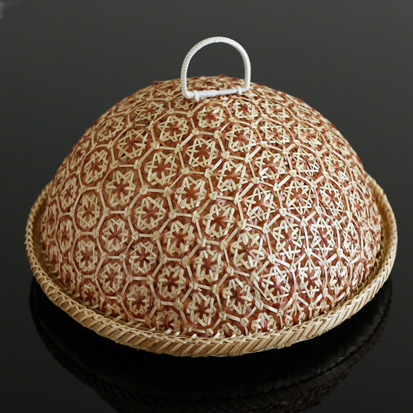 新品 创意手工天然竹编点心篮子 带盖收菜框 水果花纹篮篓,橡塑材料及制品,其他塑料制品,淘宝优惠券,粉丝福利购,淘宝优惠卷