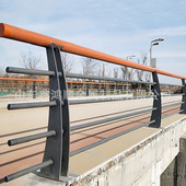 桥梁河道护栏厂家供应河道河堤河面安全防护栏杆 桥梁景观防撞栏