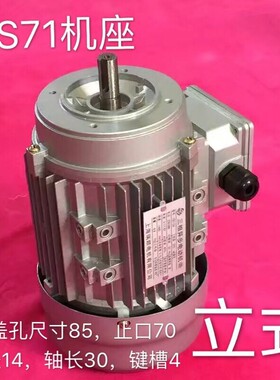 厂家直销上海瑞顺三异步电动机YS7114/250W 380V 1400转铜线铝壳