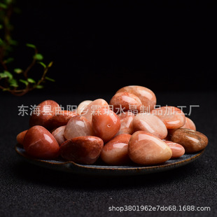 天然金丝玉碎石 大颗粒红金丝玉滚石随形不定型 鱼缸石景观装饰