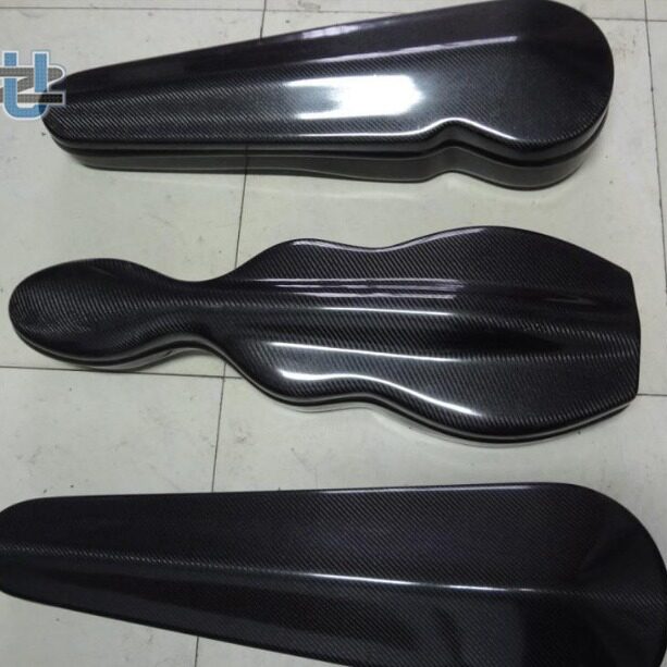 定制3KT300碳纤维乐器小提琴琴盒子盖章箱体琴体等碳纤维制品制作图片